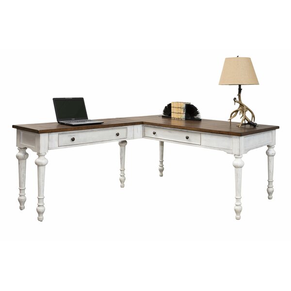 Bernardsville Solid Wood L Shape Executive Desk Reviews Birch Lane